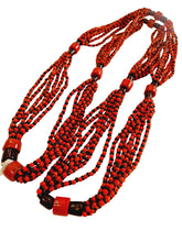 Carregar imagem no visualizador da galeria, Delogun Fio de Contas de Exu 7 voltas