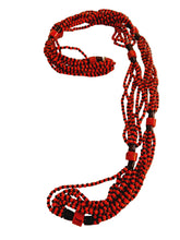 Carregar imagem no visualizador da galeria, Delogun Fio de Contas de Exu 7 voltas