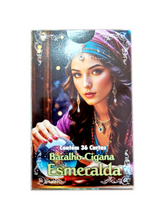 Carregar imagem no visualizador da galeria, Baralho de Cigana Esmeralda 36 Cartas
