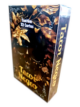 Carregar imagem no visualizador da galeria, Baralho de Tarô Negro 22 Cartas
