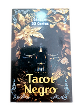Carregar imagem no visualizador da galeria, Baralho de Tarô Negro 22 Cartas
