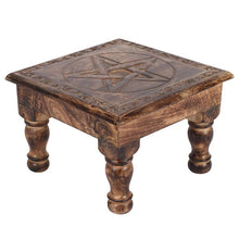Carregar imagem no visualizador da galeria, Mesa de Altar Pentagrama 30 x 30 x 21cm
