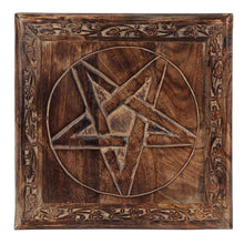 Carregar imagem no visualizador da galeria, Mesa de Altar Pentagrama 30 x 30 x 21cm
